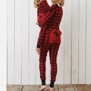 Wild & Cozy - Buffalo plaid cotton onesie - M India